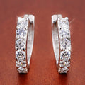 Ovelar Hoop Earrings — Rhinestone Crystal Hoops That Make Luxury Look Effortless