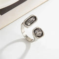 Ovelar Open Ring — Adjustable Crystal Knuckle Ring That Turns Every Gesture Into Art