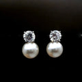 Ovelar Pearl Stud Earrings — Dainty Imitation Pearl Studs You'll Reach for Every Single Day