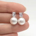 Ovelar Pearl Stud Earrings — Dainty Imitation Pearl Studs You'll Reach for Every Single Day
