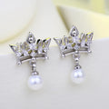 Ovelar Pearl Stud Earrings — Dainty Imitation Pearl Studs You'll Reach for Every Single Day