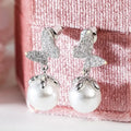 Ovelar Pearl Stud Earrings — Dainty Imitation Pearl Studs You'll Reach for Every Single Day