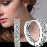 Ovelar Hoop Earrings — Rhinestone Crystal Hoops That Make Luxury Look Effortless